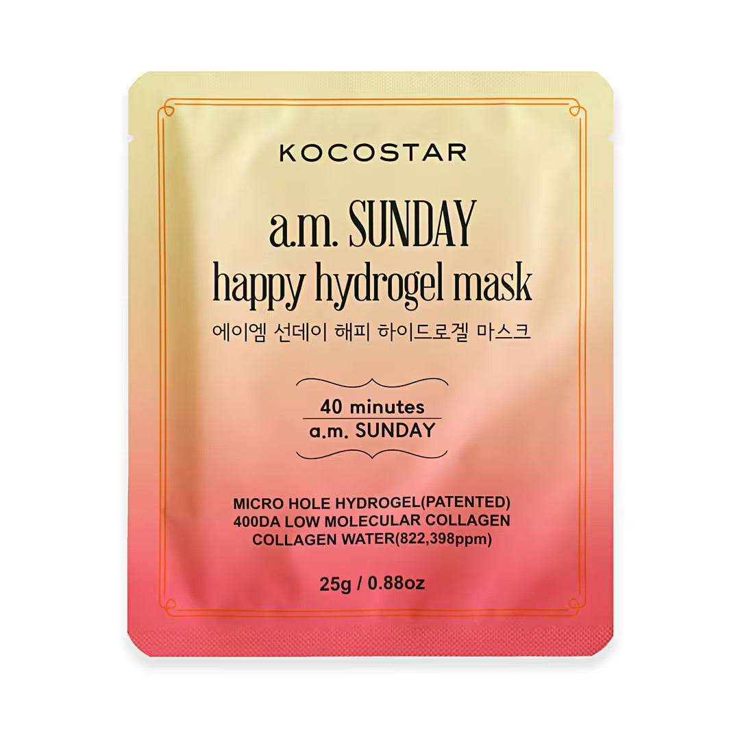Kocostar A.M. SUNDAY HAPPY HYDROGEL MASK 5 STK
